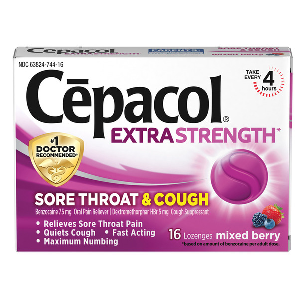CEPACOL® Cepacol Extra Strength Sore Throat & Cough Relief