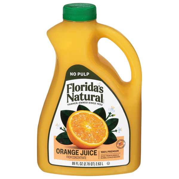 Florida's Natural 100% Juice, Orange, No Pulp Same-Day Pickup