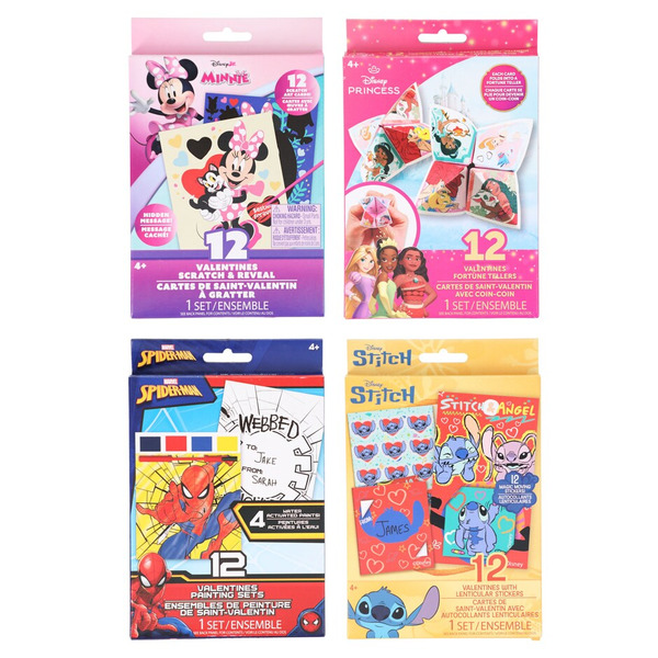 Disney Licensed Valentine's Card Gift Set Same-Day Delivery