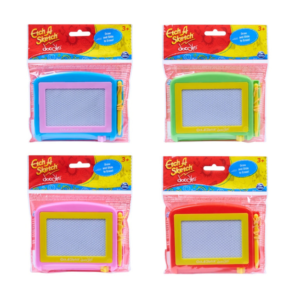 Dollar Tree Etch-A-Sketch Mini Doodle Magnetic Drawing Boards Same