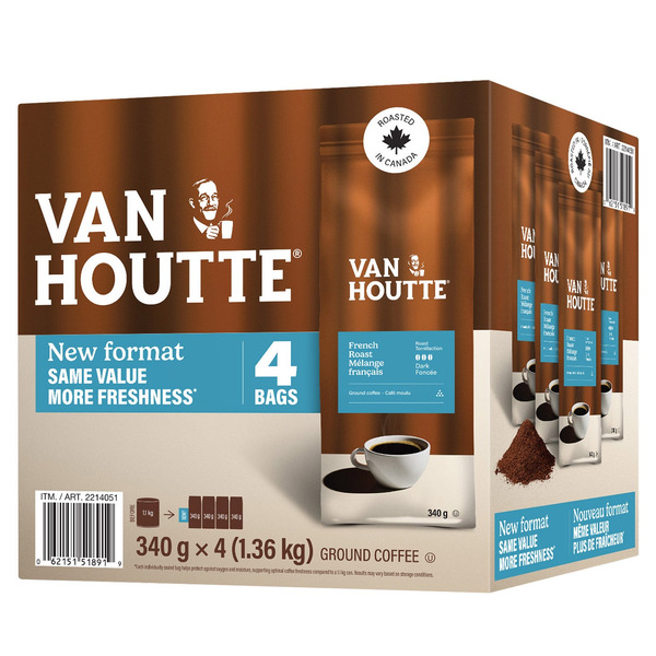 Van Houtte French Roast Dark Ground Coffee