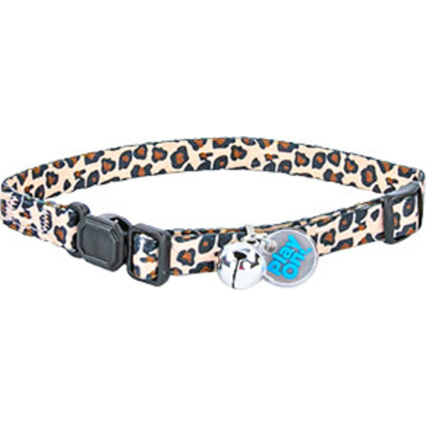 Play On Fashion Leopard Cat Collar - Brown