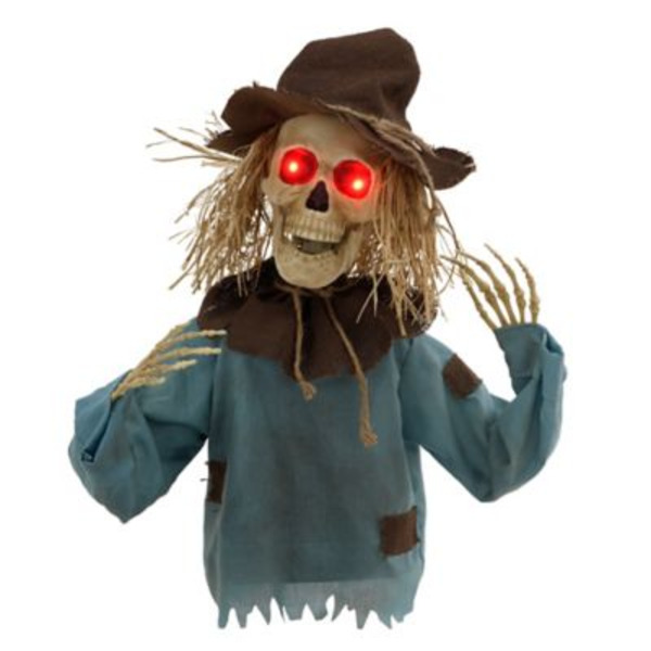 Red Shed 23 in. LED Scarecrow Groundbreaker Halloween Animatronic with Sound
