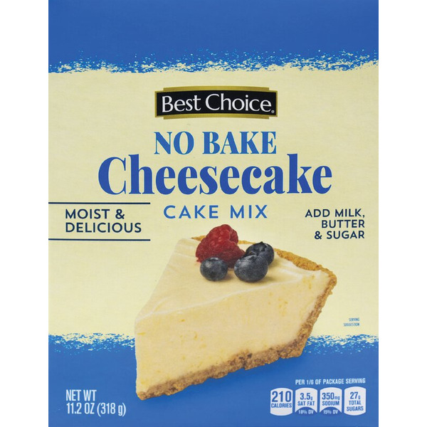 Best Choice No Bake Cheesecake Cake Mix Same-Day Delivery or
