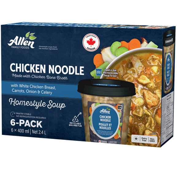 Allen Family Foods Chicken Noodle Soup 6 x 400 ml
