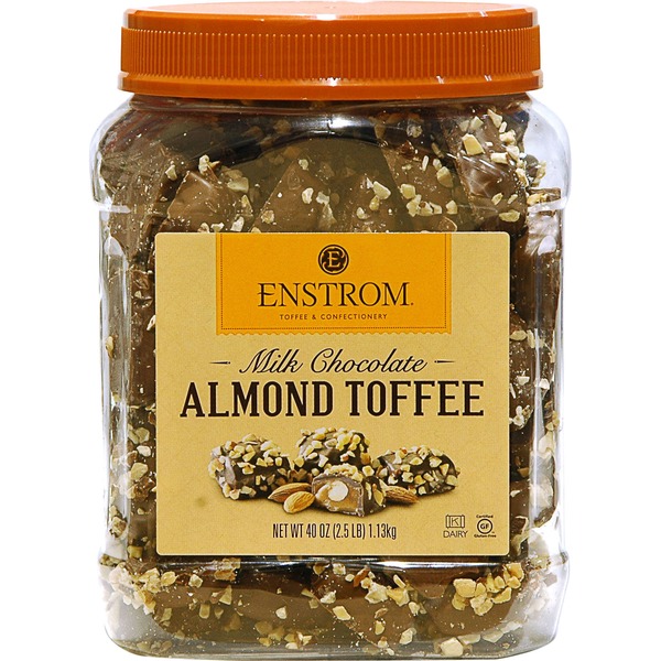 Enstrom Milk Chocolate Almond Toffee (40 oz) from Costco Instacart