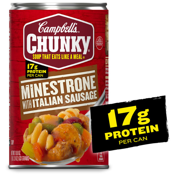 Campbell's Minestrone Soup with Italian Sausage