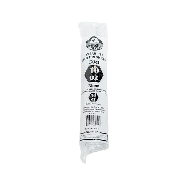 Restaurant Depot Sunset - 10 oz Clear Cups - 50 ct Same-Day Delivery |  Instacart