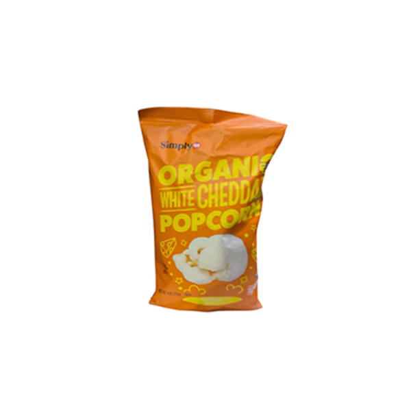 SimplyGo Organic White Cheddar Popcorn