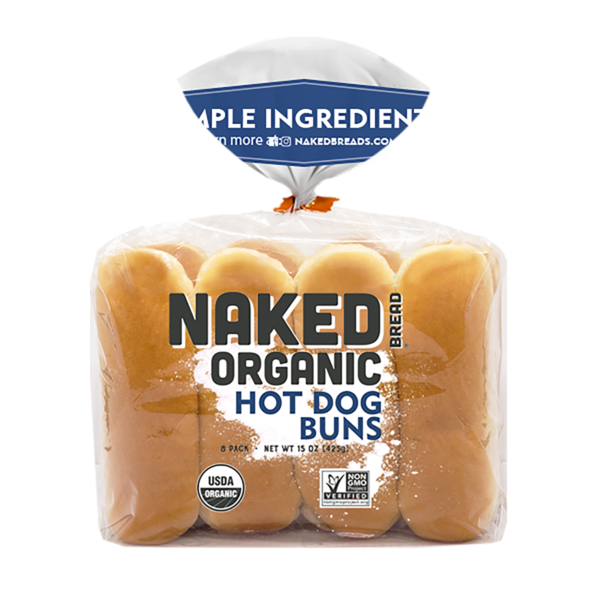 Naked Bread Organic Hot Dog Buns Same-Day Delivery or Pickup