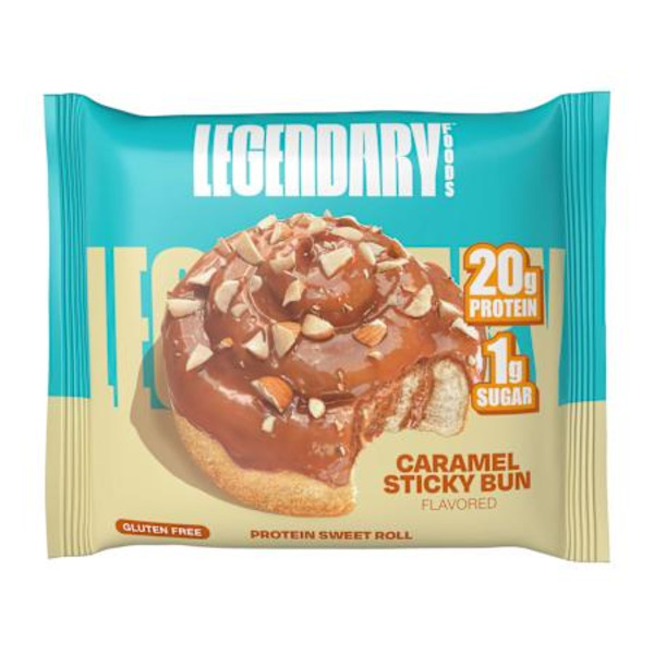 Legendary Foods Caramel Sticky Bun Flavored Protein Sweet Roll