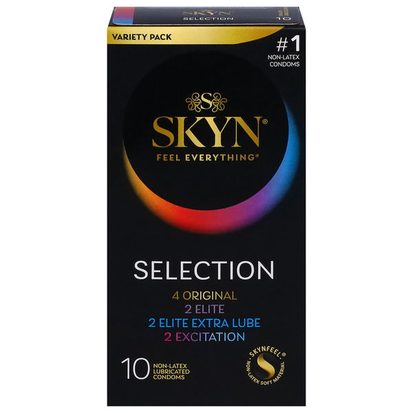 SKYN Condoms, Lubricated, Non-Latex, Selection, Variety Pack Same-Day Delivery or Pickup | Cash Wise Foods SKYN Condoms, Lubricated, Non-Latex, Selection, Variety Pack Same-Day Delivery or Pickup | Cash Wise Foods