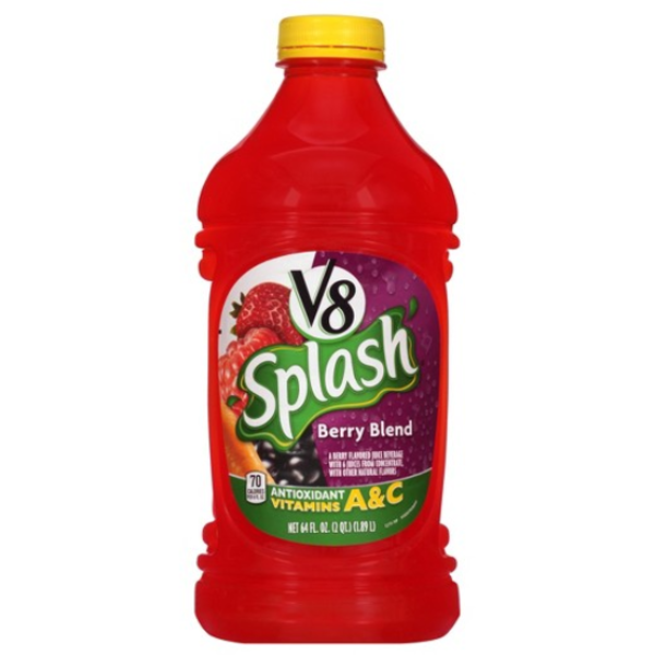 V8 Splash - Berry Blend - 64 Oz