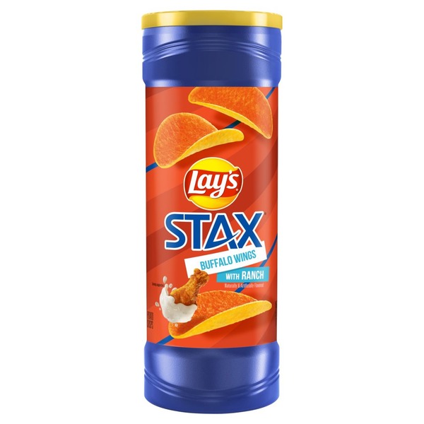 Lay's Stax Buffalo Wings With Ranch Potato Chips (5.5 oz) Instacart