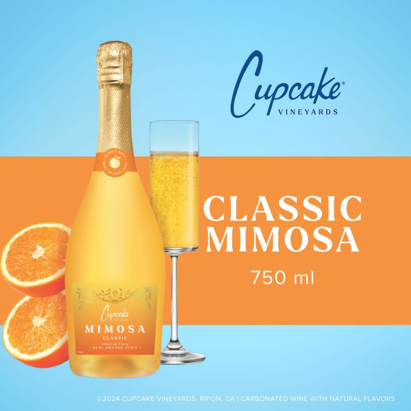 Cupcake Vineyards Classic Mimosa Blend Spain Orange Wine Based
