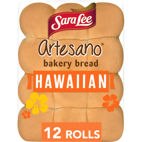 Sara Lee Artesano, 12 ct, Sweet Hawaiian, Dinner Rolls, Dinner