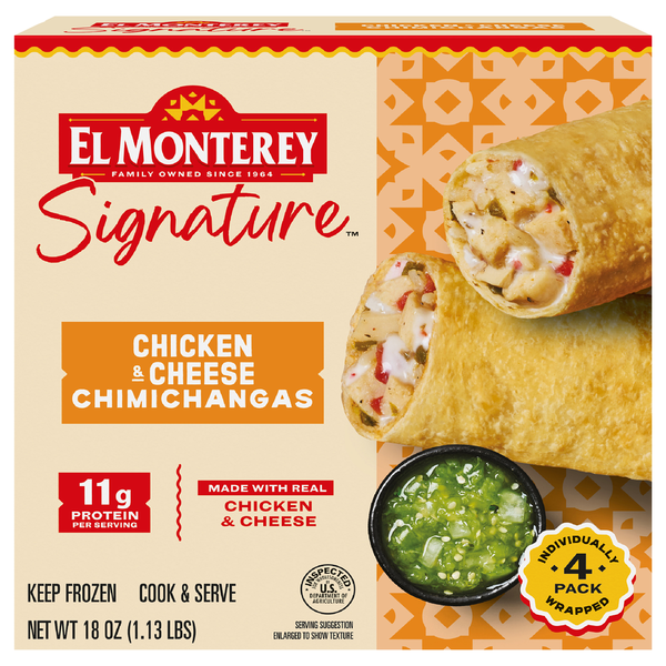 El Monterey Chicken & Cheese Chimichangas
