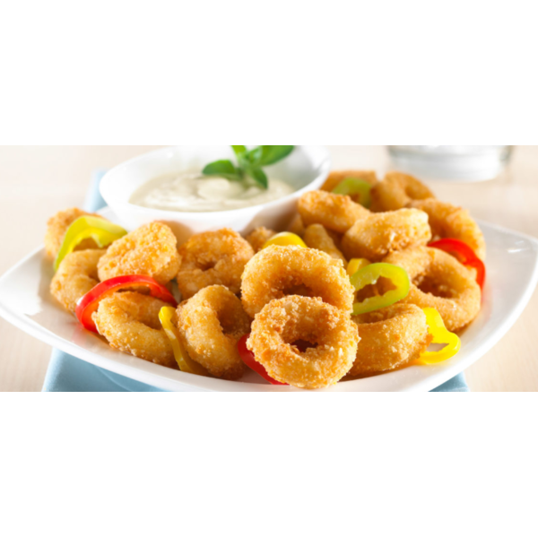 Tradewinds - Breaded Calamari Rings - 2.5 Lb