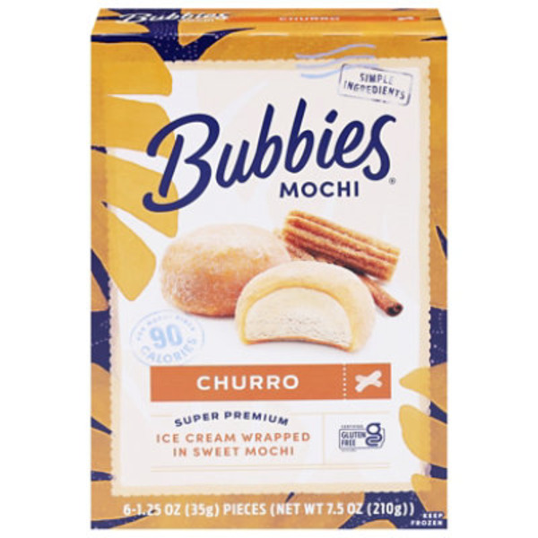 Bubbies Super Premium Churro Mochi