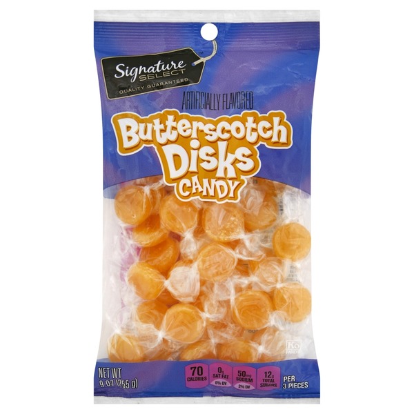 SIGNATURE SELECTS Candy, Butterscotch Disks