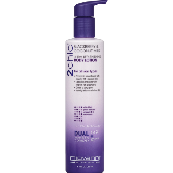 Giovanni 2chic Body Lotion, Ultra-Replenishing, Blackberry