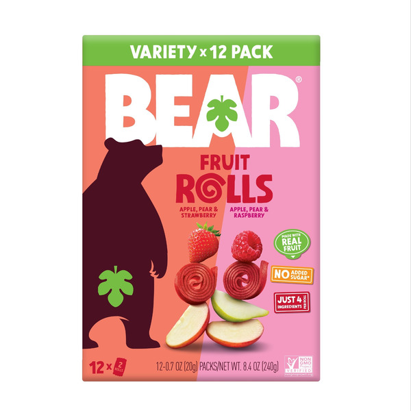 ALLIANCE ,新品未開封,AOR,メロハー,ROBERT BERRY BEAR Fruit Snacks Fruit Roll, Variety Pack, Strawberry and