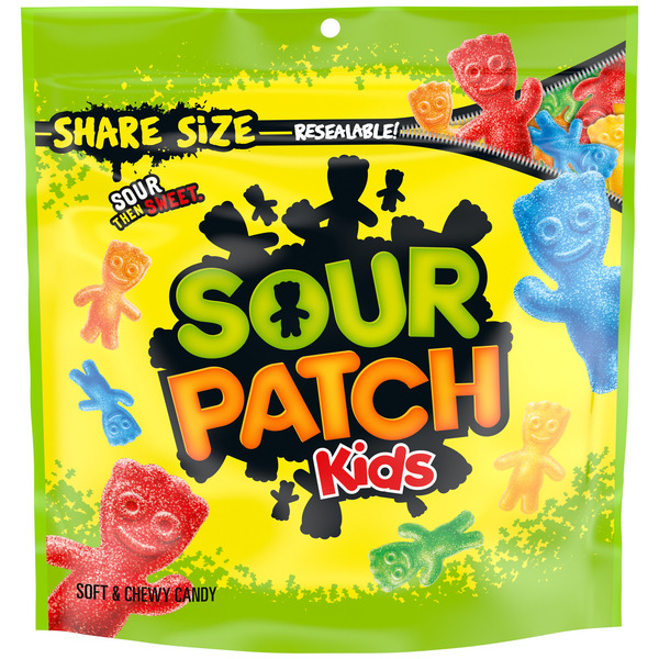 SOUR PATCH KIDS Soft & Chewy Gummy Candy, Share Size 12 oz