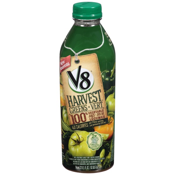 V8 Harvest Greens 100 Vegetable Juice (32 fl oz) Instacart