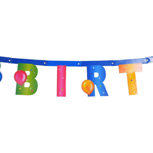 Happy Birthday Banner – 180x119 Cm, Aus Stoff, Wiederverwendbar – Für Partys, Tischdekoration & Fotohintergrund