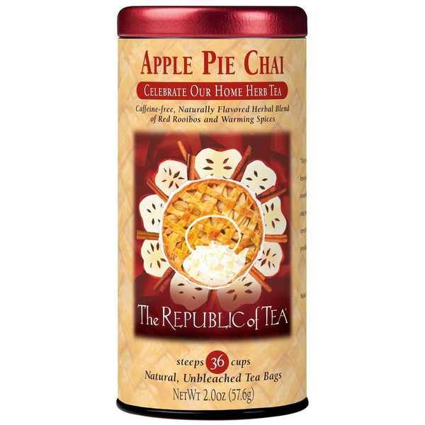 World Market The Republic Of Tea Apple Pie Chai Tea 36 Count