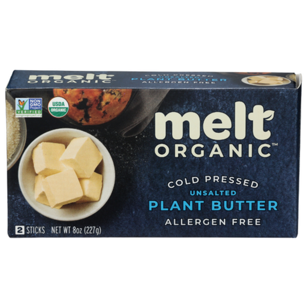 Melt Organic Cold Pressed Plant Butter, Unsalted Stick Same-Day