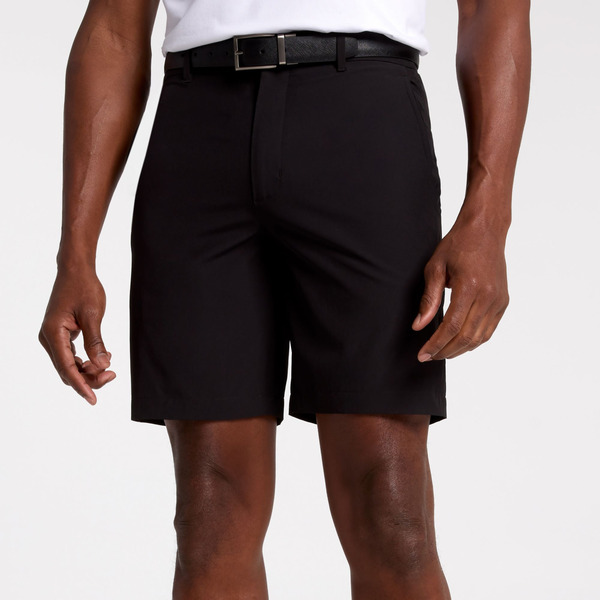 Walter Hagen Men's Performance 11 PureFlex Golf Short, 36, 9" Inseam - Pure Black