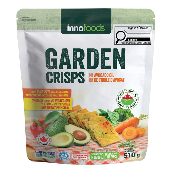 Innofoods Organic Garden Crisps Crackers