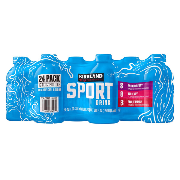 Kirkland Signature Sport Drink Variety Pack, 12 fl oz, 24-count