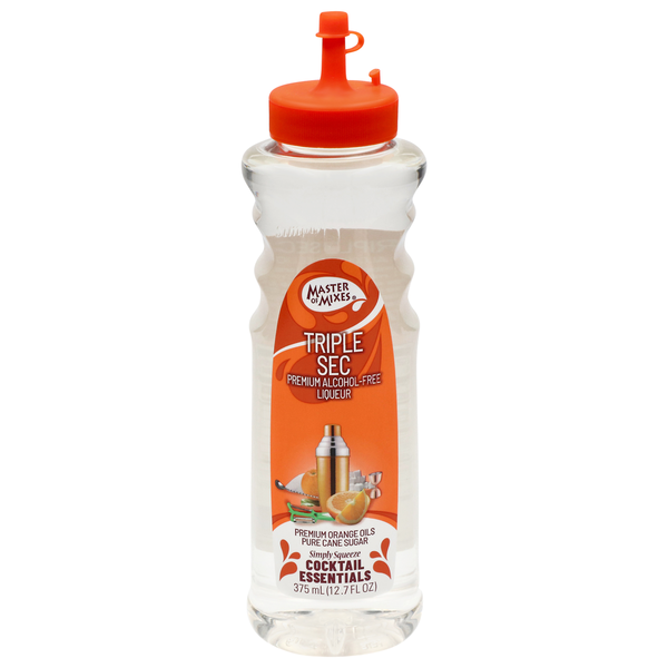 Master of Mixes Premium Alcohol-Free Triple Sec Liqueur Same-Day