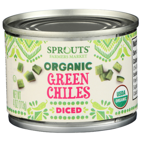 Sprouts Organic Diced Green Chiles