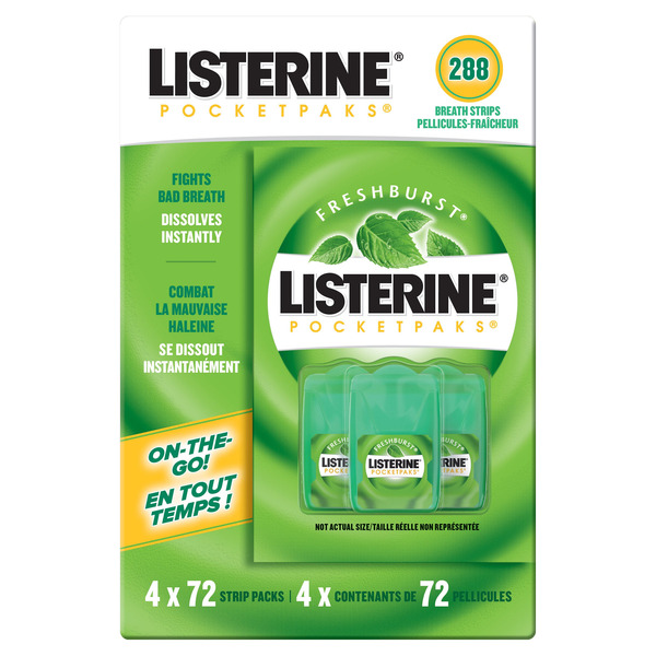 LISTERINE  POCKETPAKS Cool Mint Fresh Breath Strips