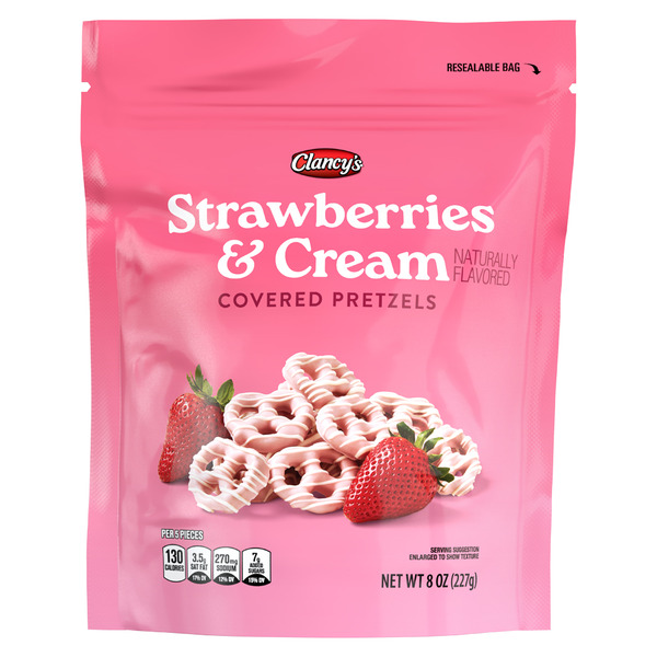 Clancy's Straw and Cream Pretzels