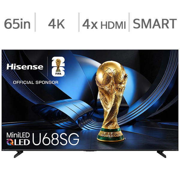 Hisense 4K Mini LED QLED Smart TV, U68SG Series