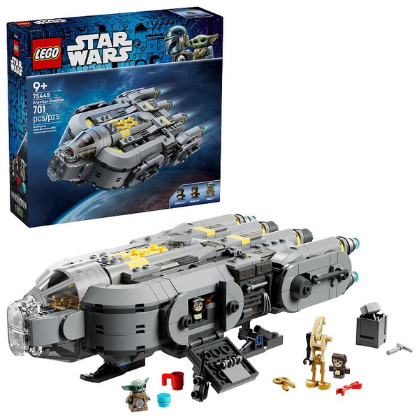 LEGO Star Wars: The Mandalorian & Grogu Anzellan Starship Building Set 75445