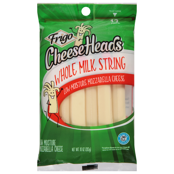 Frigo Cheese Heads Whole Milk Mozzarella String Cheese