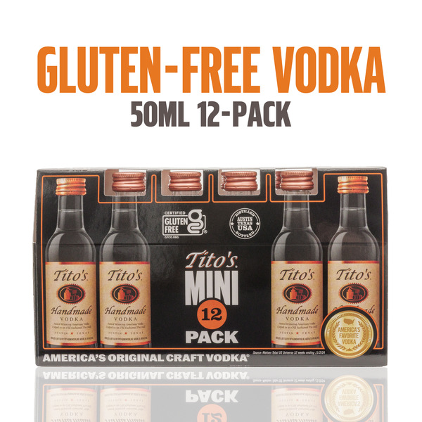 Tito's 12 pack of 50 mL Same-Day Delivery | Dierbergs Markets