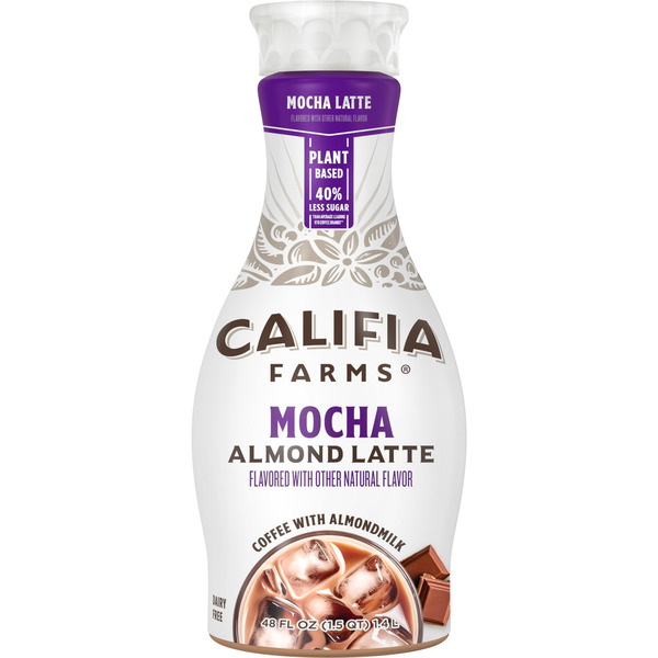 Califia Farms Mocha Almond Milk Latte Same-Day Delivery or Pickup