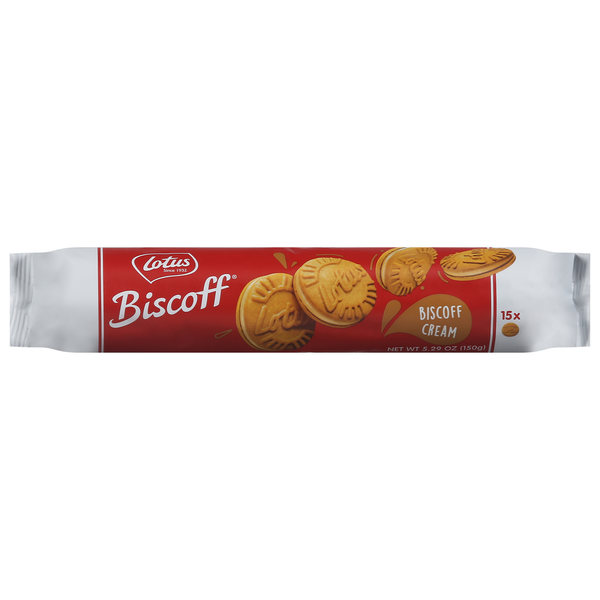 Lotus Sandwich Cookies, Biscoff Cream, Caramalized