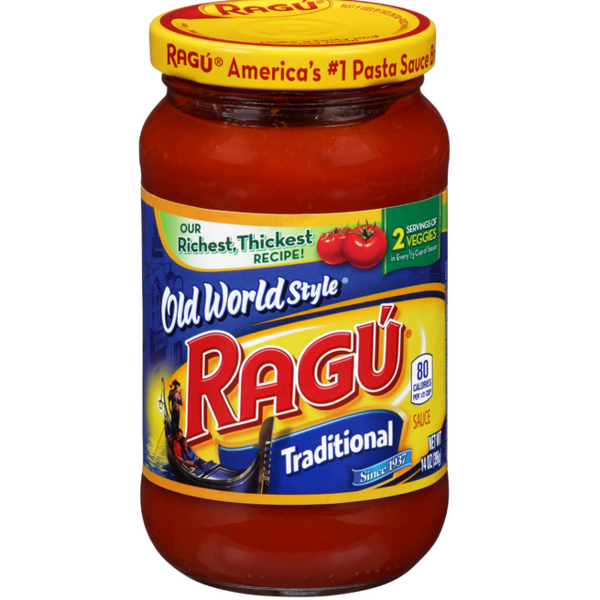 Ragu - Traditional Spaghetti Sauce - 12/14 oz