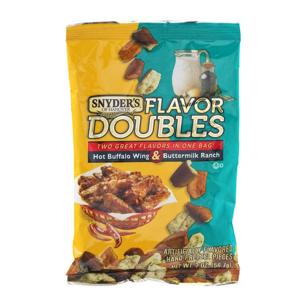Snyder's of Hanover Flavor Doubles Hard Pretzel Pieces Hot Buffalo Wing