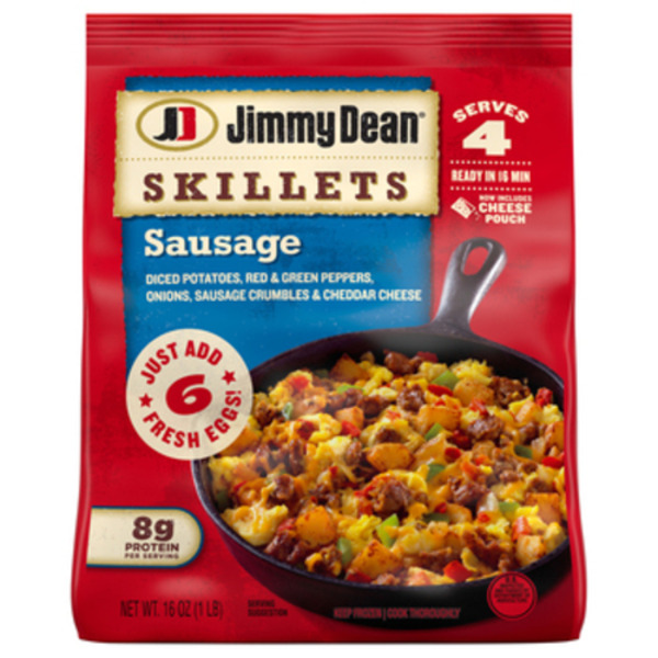 Jimmy Dean Skillets, Sausage, Frozen Breakfast, 16 ounces Same-Day