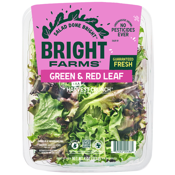 Bright Farms Green Leaf and Red Leaf Lettuce