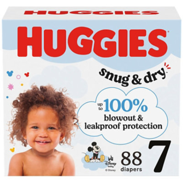 Huggies Huge Value Size 7 Diaper (41+ lbs (19+ kg))