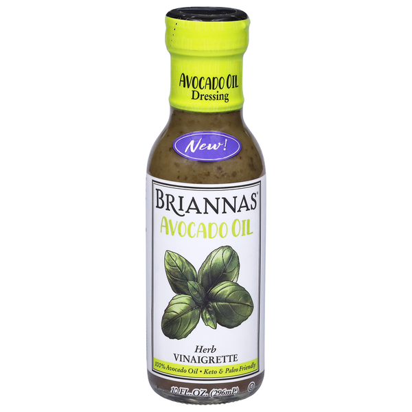 BRIANNAS Avocado Oil Herb Vinaigrette Dressing Same-Day Delivery | Mollie  Stone's Markets